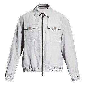 Giorgio Armani Light Gray Shirt Jacket